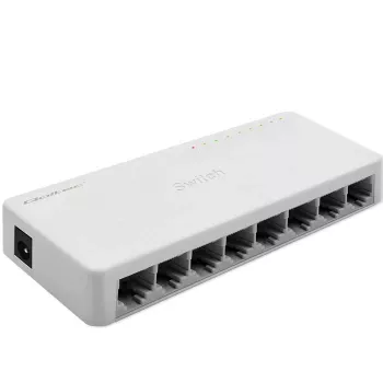 Qoltec sieťový switch 8x RJ45 port 1000 Mbps LAN