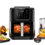 Teplovzdušná fritéza Rommelsbacher FRH 1700 Single 8 L samostatne stojaca 1700 W s 10 programami a LED displejom
