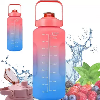 Extralink Motivačná fľaša, 2000 ml, Červeno-modrá, BUT-994