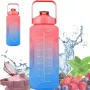 Extralink Motivačná fľaša, 2000 ml, Červeno-modrá, BUT-994