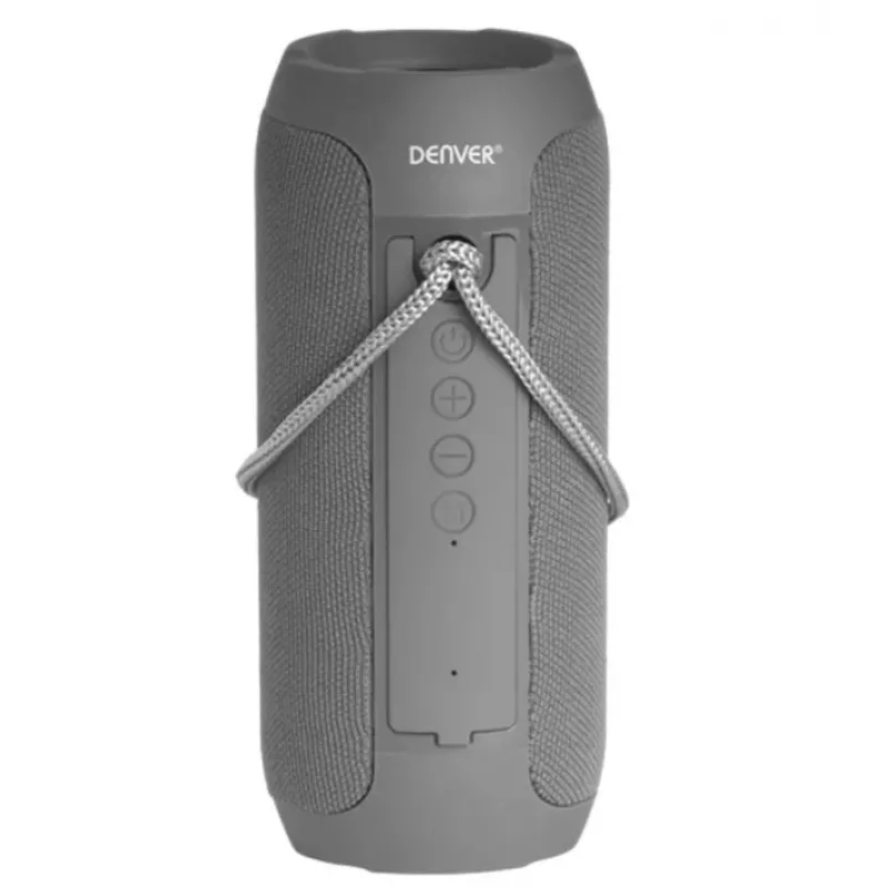 Denver BTS-110NR prenosný Bluetooth reproduktor, sivý