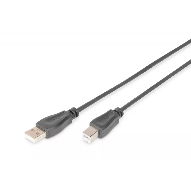 Digitus ASSMANN - USB kábel - USB Type-A, 4-pin (M) - USB Type-B, 4-pin (M) - 50 cm (USB/USB 2.0) - čierny (AK-300105-005-S)