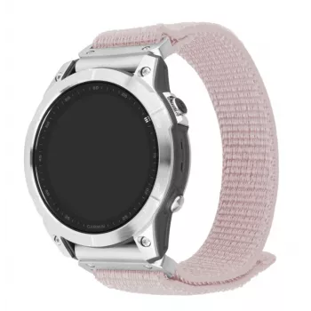 Fixed | Sporty Strap pre Garmin QuickFit 22 mm | 160-210 mm | ružové zlato | nylon