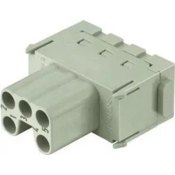 Priemyselný obdĺžnikový konektor Han 5 Mod bu-ES 16A od Harting, model 09 14 005 2716