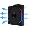 120mm ARGB PWM Wireless Reverse-Blade ventilátor Lian Li UNI FAN TL (bezdrôtový, PWM, Reverse Blade)