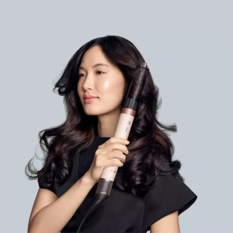 Airwrap Co-anda2x Straight + Wavy, Multistyler krémový/ružové zlato, Bluetooth, 1 700 Watt (poškodený obal)
