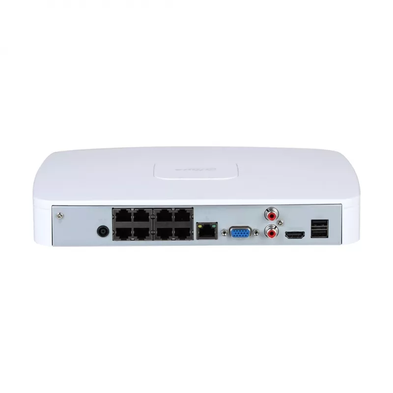 Dahua Technology WizSense NVR4108-8P-EI sieťový videorekordér 1U biely