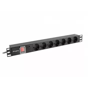 Rozvodná jednotka napájania Lanberg PDU-07F-0200-BK