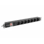 Rozvodná jednotka napájania Lanberg PDU-07F-0200-BK