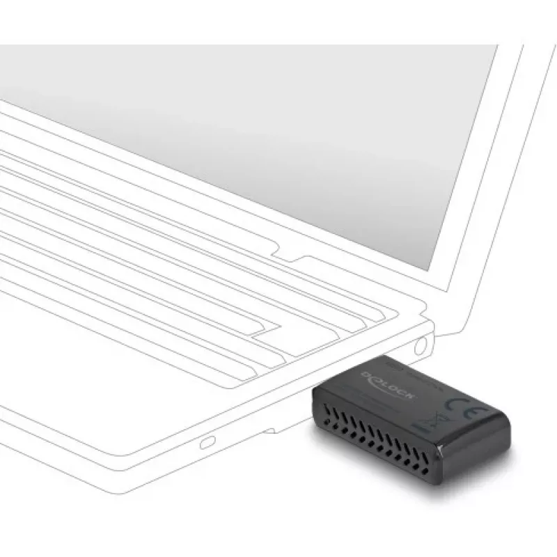 DeLOCK Wi-Fi 6 Dual Band WLAN USB kľúč AX1800 1201 + 574 Mbps