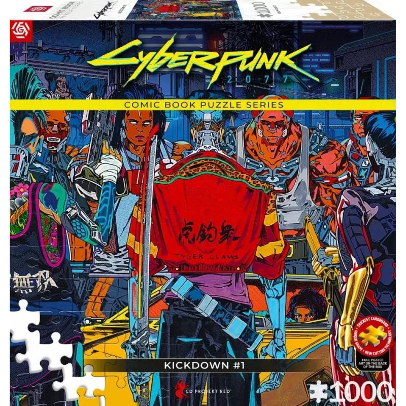 Good Loot Comic Book Puzzle: Cyberpunk 2077 Kickdown, 1000 dielikov