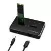 Qoltec 50310 dokovacia stanica 2x SSD M.2 SATA NGFF USB Type-C