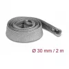 Pletená hadica DeLOCK 20831 2m x 30mm sivá