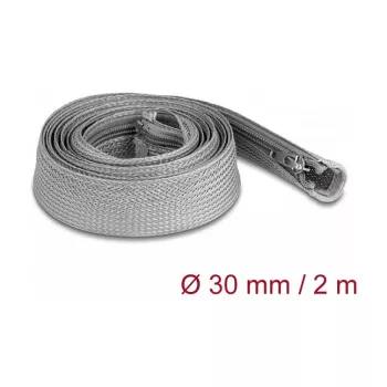 Pletená hadica DeLOCK 20831 2m x 30mm sivá