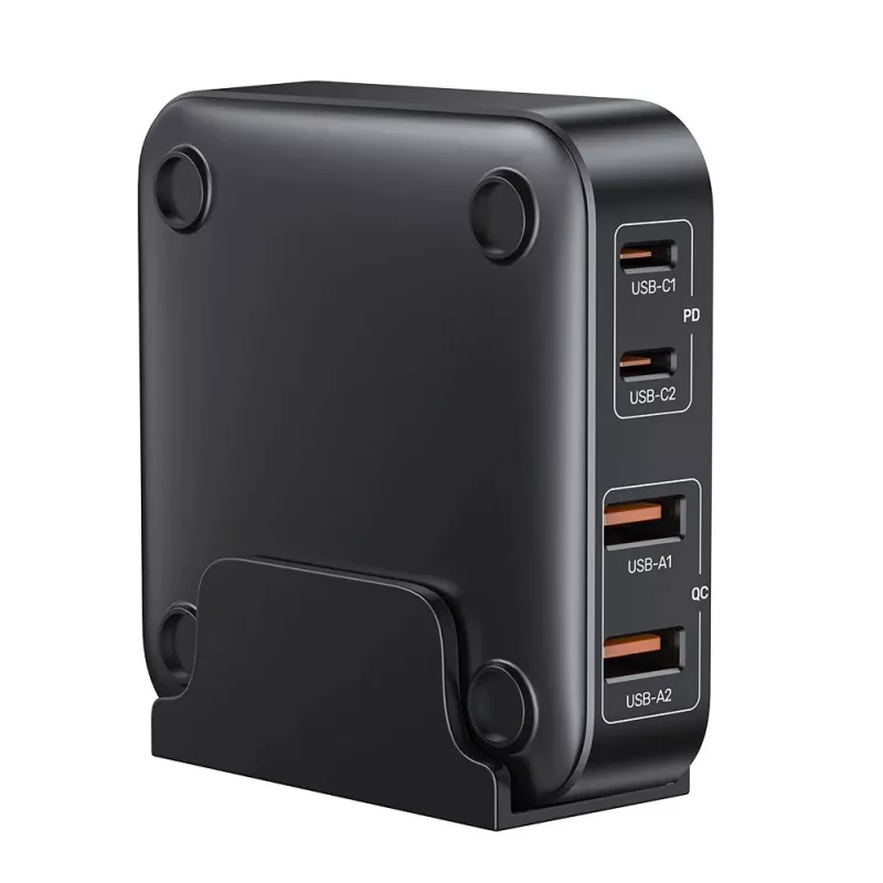 Unitek stolová nabíjačka P1229ABK01-EU 100 W s 2× USB-A a 2× USB-C