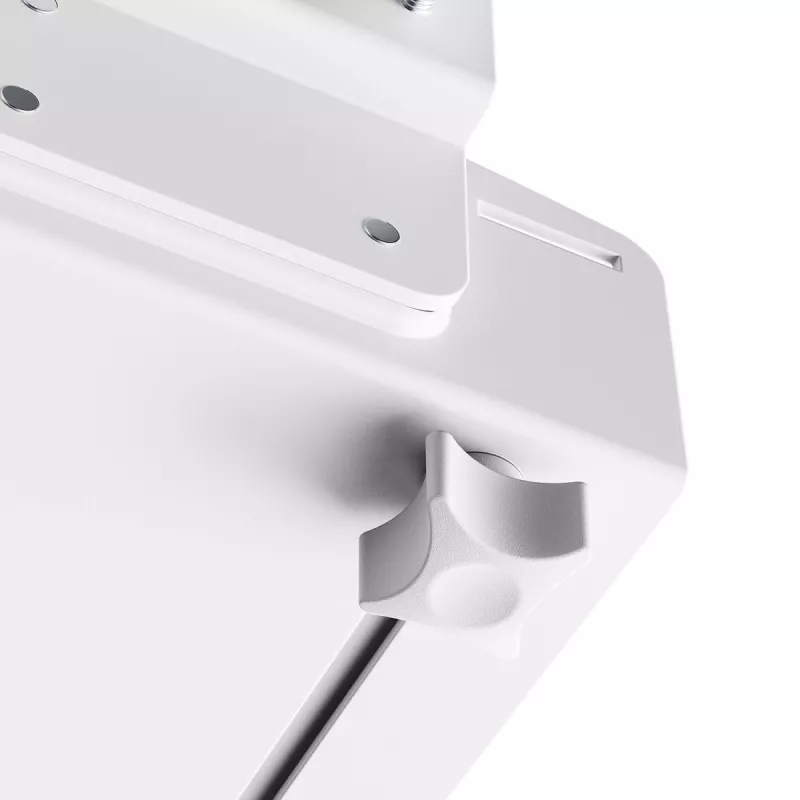 Držiak CPU MACLEAN MC-116W, výškovo nastaviteľný a otočný dizajn pre montáž pod stôl
