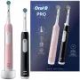 Elektrická zubná kefka Oral-B Pro 1 Duo — čierna/ružová, 2 čistiace režimy