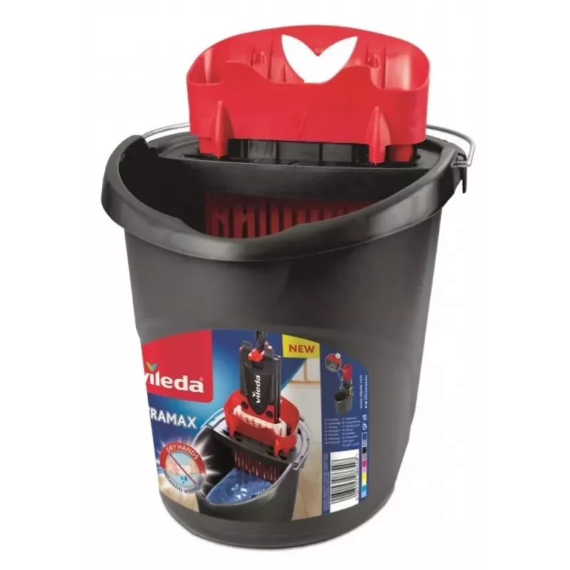 Vileda Ultramax kompletná sada mop a vedro, sivá
