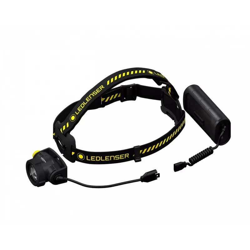 Čelová lampa Led Lenser H15R Work čierna žltá