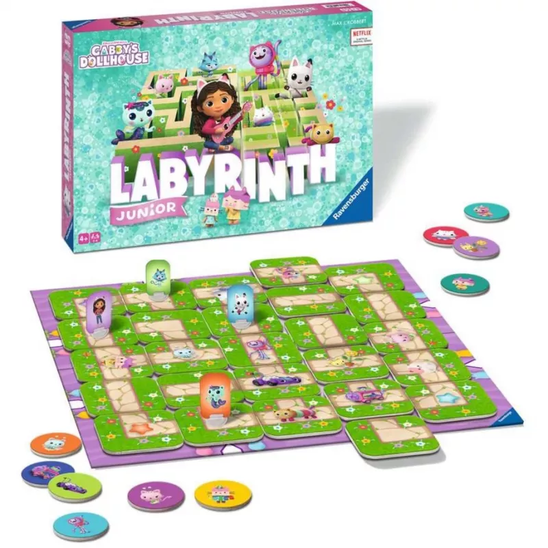 Gabby's Dollhouse Junior Labyrinth, stolová hra