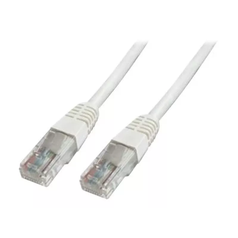 Wentronic Goobay CAT 5e Patch kábel, U/UTP, Biela, 7,5 m - CCA medená zmes (68510)