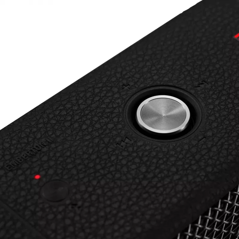 Prenosný Bluetooth reproduktor Marshall Emberton II Black Steel — kompaktný dizajn, bezdrôtové audio