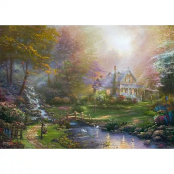 1000-dielikové puzzle Schmidt Spiele Thomas Kinkade Studios „The Perfect Mother's Day“ – 1000 dielikov