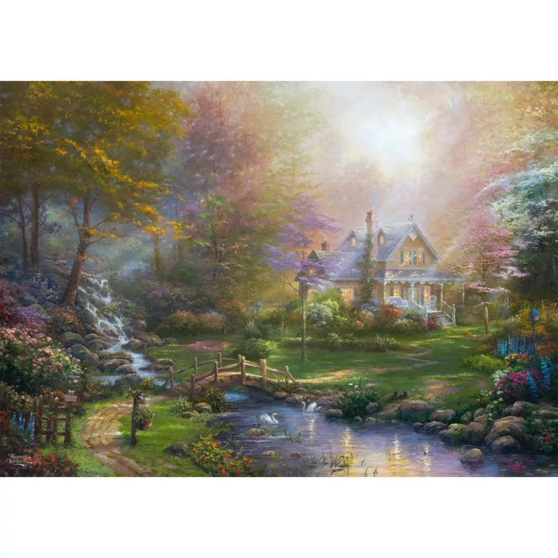 1000-dielikové puzzle Schmidt Spiele Thomas Kinkade Studios „The Perfect Mother's Day“ – 1000 dielikov