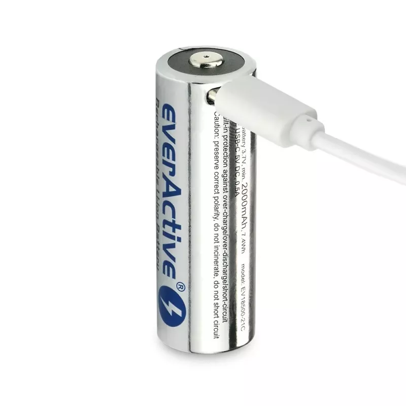 Batéria článok 18500 3,7V Li-ion 2100MAH s USB-C