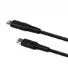 USB-C na Lightning pevný kábel FIXED FIXDLS-CL12-BK 1,2 m tekutý silikón