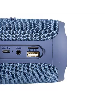Prenosný reproduktor MANTA SPK130GO BT — Bluetooth 5.0, TWS, FM, 10W RMS, nabíjateľný (čierny, 8×8×19 cm)