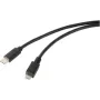Renkforce USB kábel USB 2.0 USB-C® konektor samec, USB-Micro-B konektor samec 1,00 m čierny okrúhly RF-5719754
