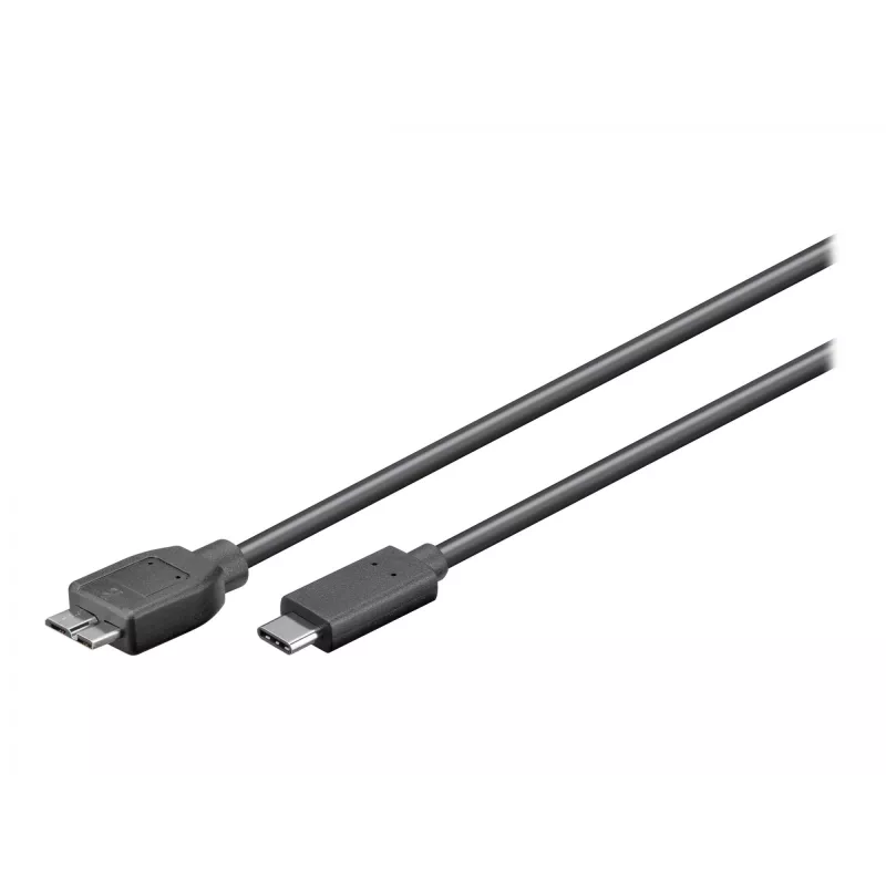 Wentronic goobay - USB kábel - Micro-USB Type-B (konektor samec) na USB-C (konektor samec) - USB 3.1 - 60 cm - obojstranný C konektor (67995)