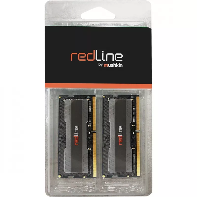 64GB Mushkin SO-DIMM 3200 (2x 32 GB) Dual-Kit (čierna, MRA4S320NNNF32GX2, Redline)