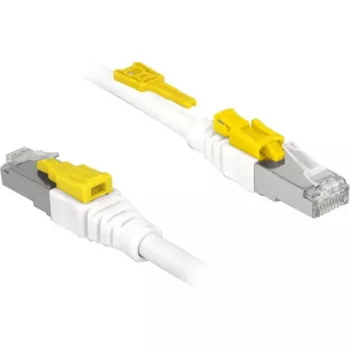 Sieťový kábel DeLOCK 85330 RJ-45 Cat6a 0,5 m biely
