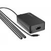 NATEC Grayling USB-C 45W napájací zdroj univerzálny čierny