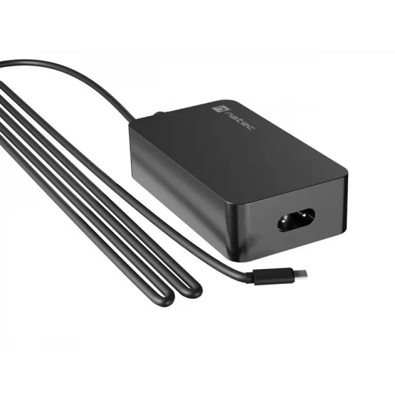NATEC Grayling USB-C 45W napájací zdroj univerzálny čierny