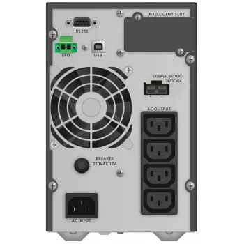 Záložný zdroj PowerWalker VFI 1000 TGB — 1 kVA (900 W), online dvojitá konverzia, 4× výstup C13, USB, RS-232, EPO