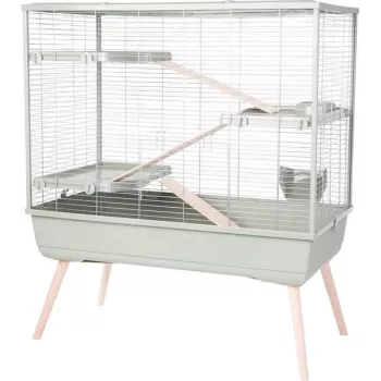 Klietka pre králiky ZOLUX Neolife 100 XL zelená — kov/plast, 990×540×1140 mm, rozostup mreží 15 mm, pre králiky 10–15,9 kg