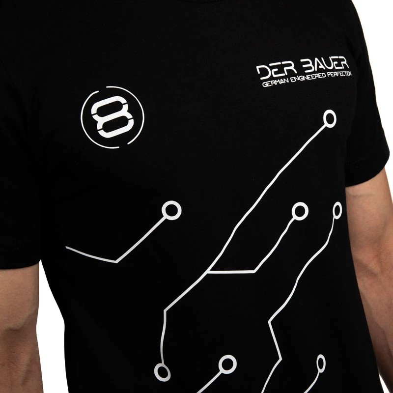 Tričko der8auer PCB-Design XL — der8auer tričko PCB-Design (XL)