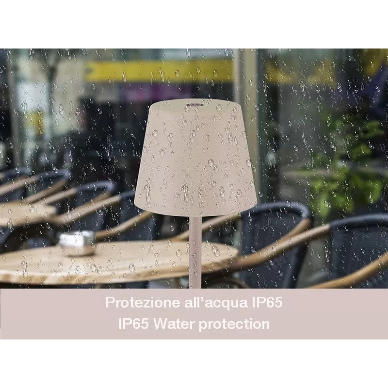 Beper P207ILI202 nabíjateľná stolová LED lampa, dotykový spínač, stmievateľná, púdrová