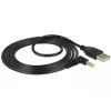 Napájací kábel DeLOCK 85544 USB A 1,5 m čierny