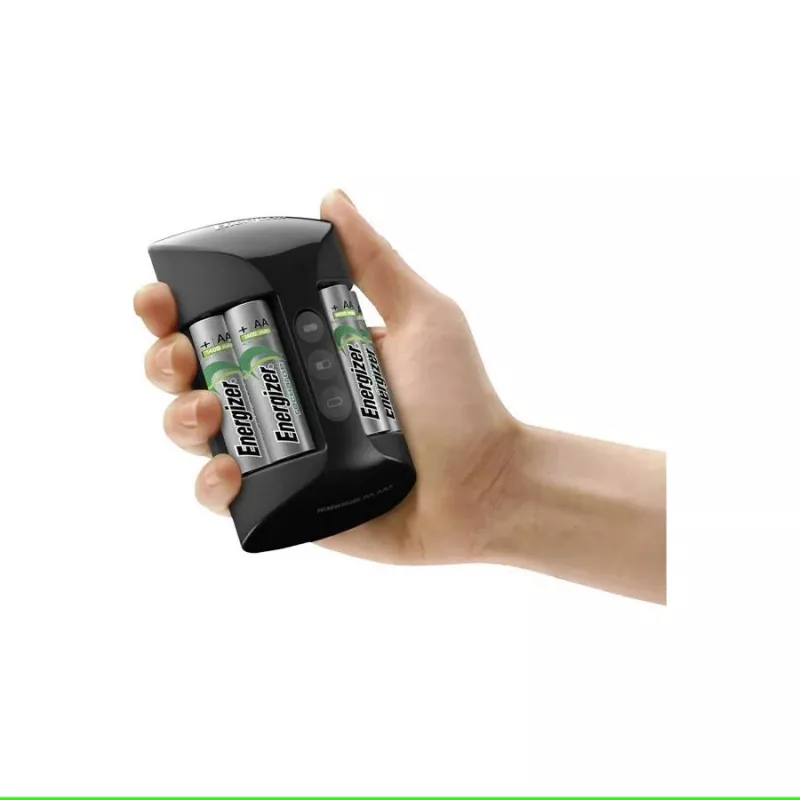 Nabíjačka batérií Energizer Pro Charger AC 4-kanálová pre AA/AAA NiMH, 100–240 V, 2000 mAh v balení