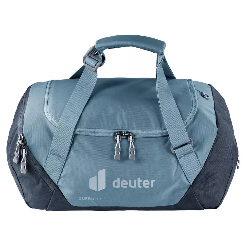 Cestovná taška DEUTER Duffel 35 atlantic-ink — objem 35 L, vodoodolná podlaha, držadlá