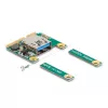 DeLOCK Mini PCIe I/O 1 x USB 2.0 Type-A konektor samica Full-Size Half-Size