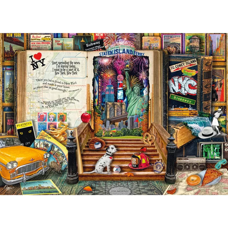 Puzzle schmidt spiele Aimee Stewart: Memories of New York — 1000 dielikov