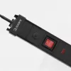Prepäťová ochrana Hawk HWPS801BK 1,5 m napájací kábel, model HWPS801BK