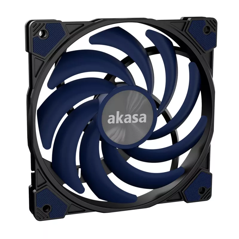 Ventilátor Akasa Alucia XS12 120 mm čierny modrý 700-2000 ot/min HDB