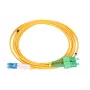 Patchcord Extralink SC/APC na LC/UPC, jednovidový duplex G.652D, 3 mm, 0,5 m