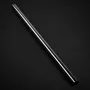 Bitspower None Chamfer mosadzná hardtube 12 mm AD, 500 mm - čierny trblietavý